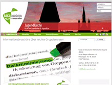 Tablet Screenshot of bdkj-muenchen.de